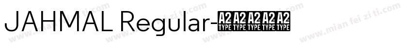 JAHMAL Regular字体转换